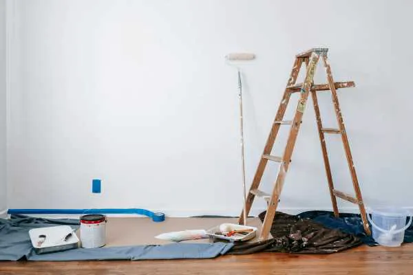 Paint works on wall